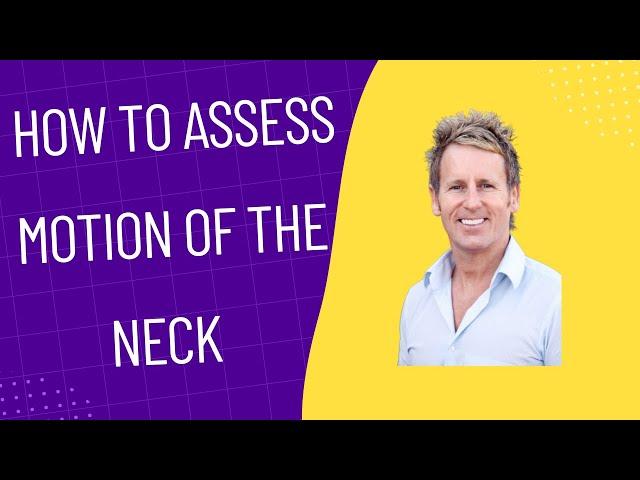 Motion Testing the Cervical Spine using the Translation test (ERS versus FRS)