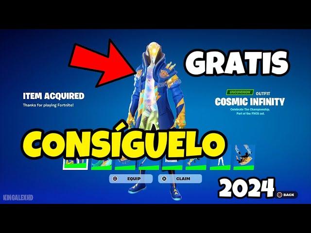 *GRATIS* COMO CONSEGUIR LA SKIN KYRA CAMPEONA e INFINIDAD CÓSMICA EN FORTNITE! COPA DE LA FNCS!