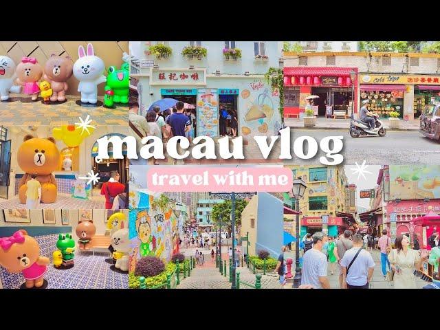 Macau Vlog  A Weekend In Macau, Food Tour, Street Food, Line Friends Hotel  a macau travel vlog