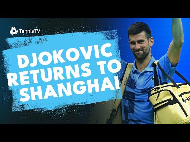 Novak Djokovic Returns To Shanghai & Practices With Zhang  | Shanghai 2024