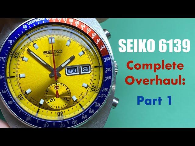 SEIKO 6139-6002 'Pogue’ Watch Restoration - Part 1: Disassembly & Inspection