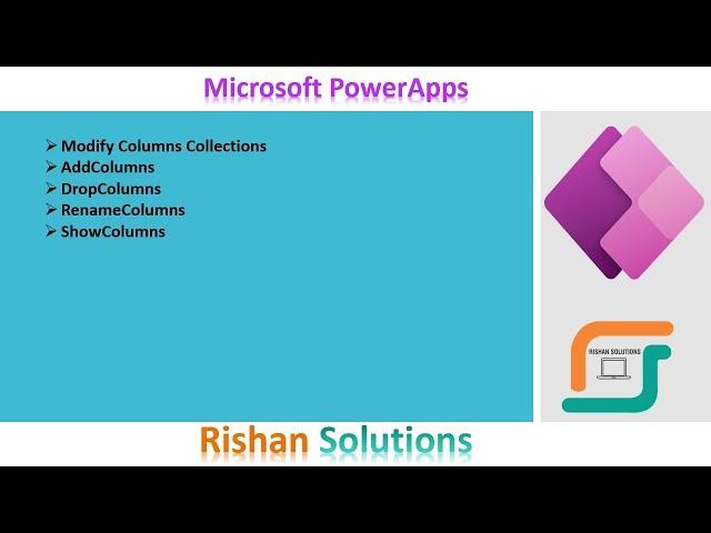 Modify Columns in the Collections in PowerApps