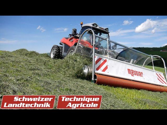 Mettler «BS 300»: Bandschwader mit Saugeffekt