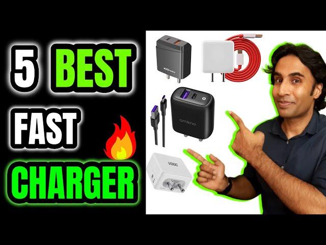 TOP 5 Best Fast Charger 2023Best Charger for Android , Best mobile charger