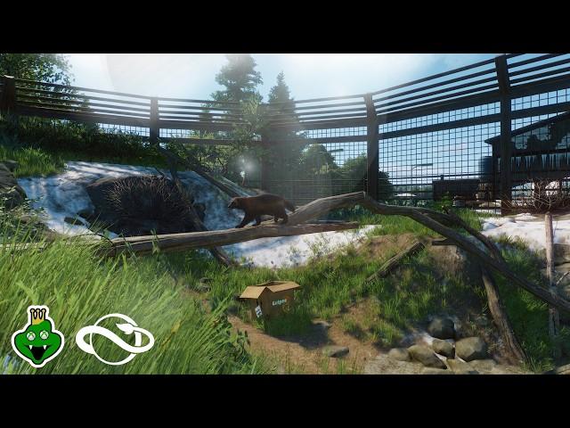 Building a REALISTIC Wolverine Habitat | Planet Zoo Sandbox Mode