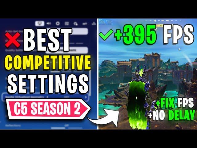 Fortnite C5 Season 2 - How to FIX FPS Drops and 0 Input Latency on ANY PC!