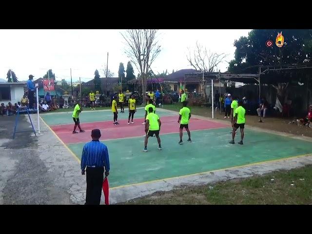 Bola Volly Putra Cancar vs Remas Merayakan HUT Paroki ST. Mikael kumba Rebut Posisi ke 3