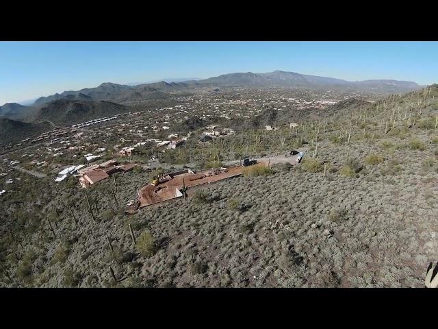 DJI FPV Drone footage from atop a Mountain in Cave Creek, AZ