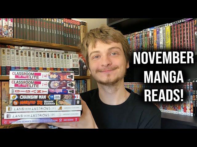 November Manga Reading Log! | Nov 2021