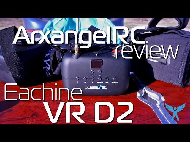 Eachine VR D2 FPV DVR diversity goggles - review and comparison