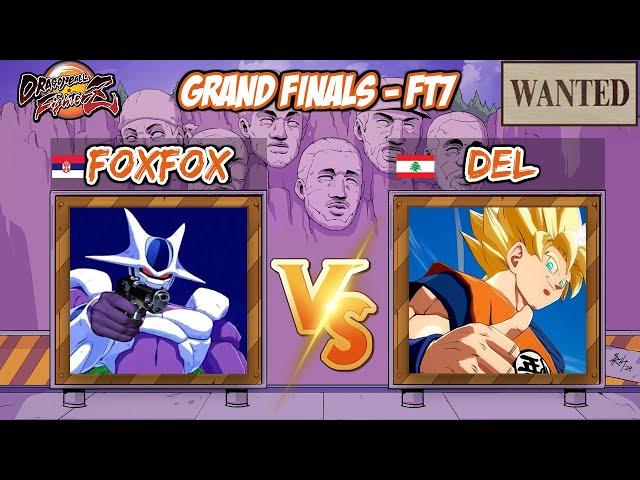 HE'S TOO SICK!!! Del vs Foxfox FT7 - WANTED DBFZ Grand Finals