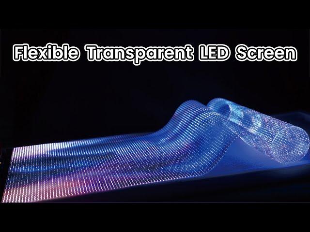 Transparent led display video show | Top dance factory