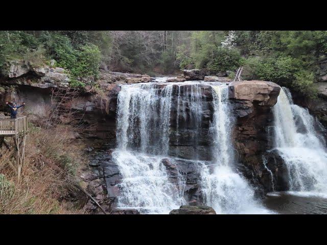 Blackwater Falls in Spring 2023 (Low Flow)