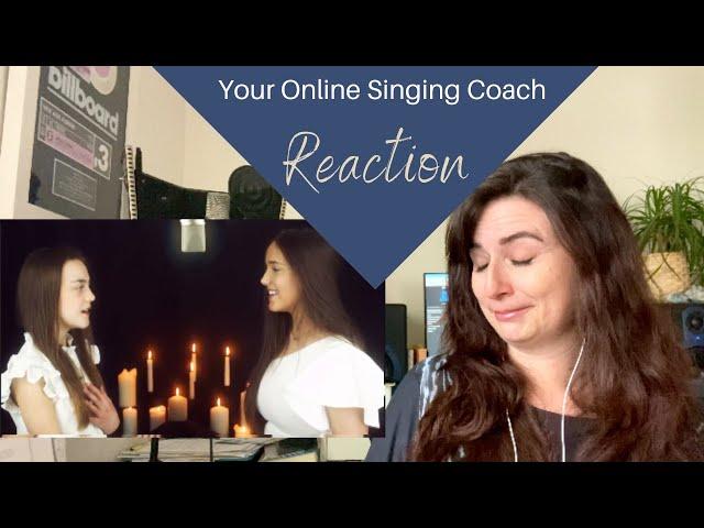 Lucy and Martha Thomas - The Prayer - Vocal Coach Reaction (Your Online Singing Coach)