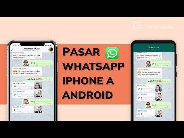 (4 FORMAS) cómo pasar WhatsApp de iPhone a Android 2024