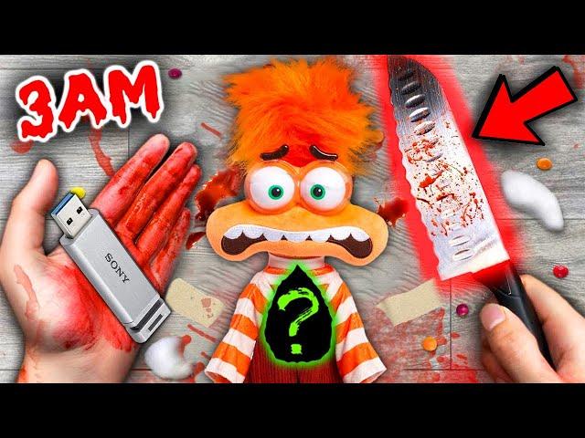 CUTTING OPEN HAUNTED INSIDE OUT 2 MOVIE DOLL AT 3AM!! (ANXIETY TOY CAME AFTER US!!)