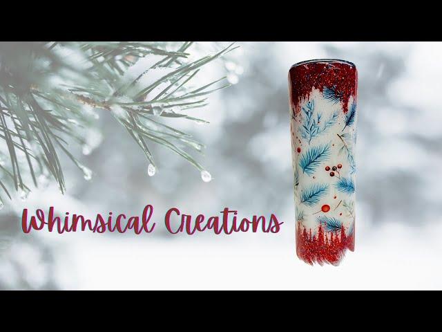 Simple but Tasteful Winter  Theme Tumbler Tutorial