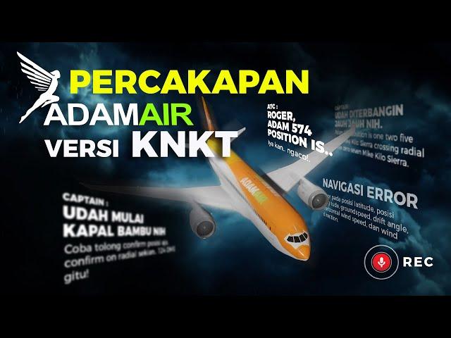 NGERI BANGET - IRS Error, Pesawat Nyasar, PILOT TAK MERASA PESAWAT MIRING – Percakapan versi KNKT.