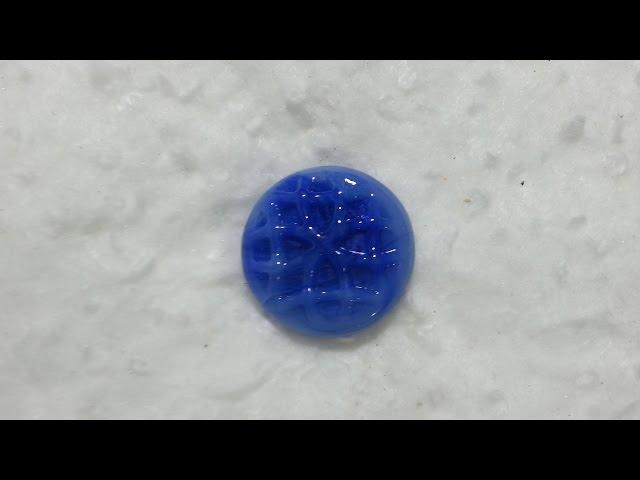 Lampwork Glass Cabochon, Off-Mandrel