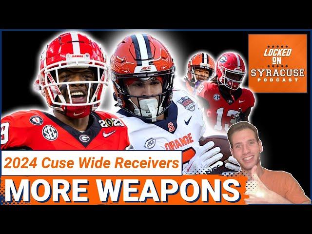 How Does the Syracuse Football Wide Receiver Group Look in 2024? | Syracuse Football Podcast