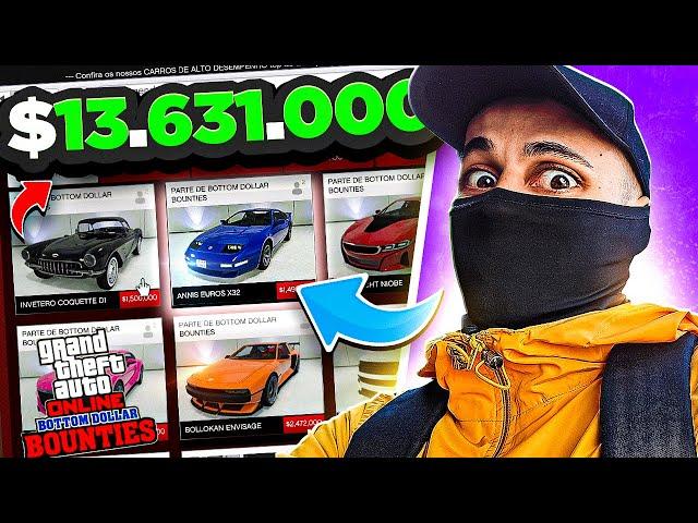 COMPRANDO TUDO DA NOVA DLC BOTTOM DOLLAR BOUNTIES! GTA 5 Online