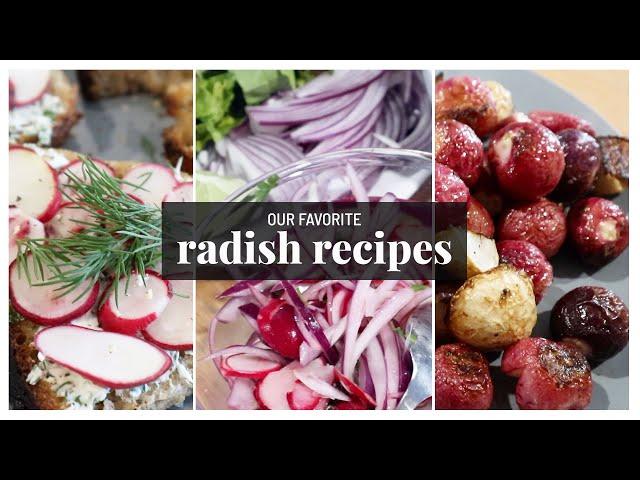 3 favorite RADISH RECIPES! Garden to table  ‍ | GroundedHavenHomestead