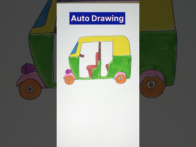 My First Auto Drawing  #shorts #drawing #diy #kids #art