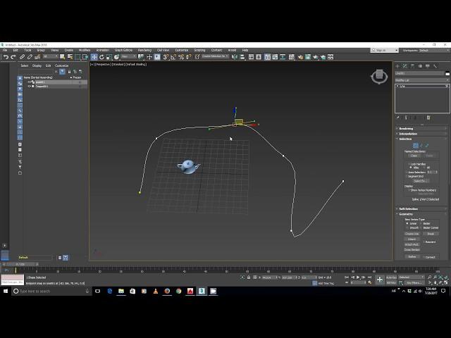 3ds max 2020 Tutorial - Path Constraint Animation
