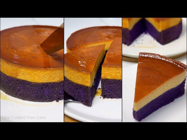 UBE CUSTARD FLAN CAKE (Steamed / No Bake, No Oven) Recipe