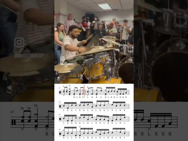 Berklee Drum Shed Transcription  // @vonmbrown @zyckthefreak @mjltmofficial