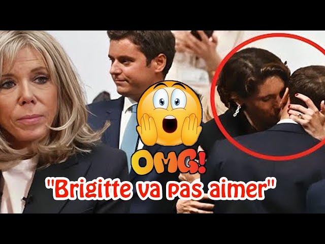  Emmanuel Macron surpris en train d'embrasser Amélie lors des JO : "Brigitte va pas aimer" !