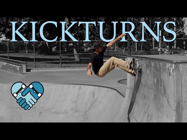 HOW TO KICKTURN - Frontside & Backside, on Flat & Ramps with Steve Caballero