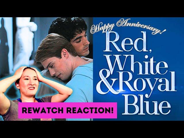 **Happy 1 Year Anniversary!!!** RED, WHITE & ROYAL BLUE (2023) *Rewatch Reaction*