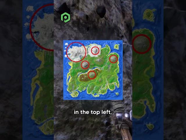 Ark Resource Locations on The Island! #shorts