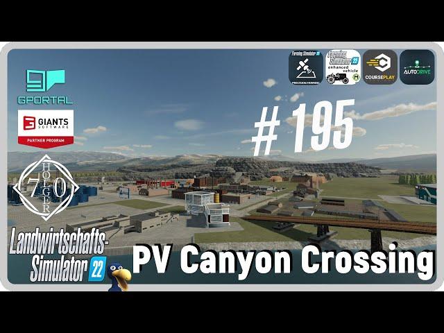 PC LS22 Canyon Crossing #195 die Aufgaben im Produktionsinfohud werden weniger