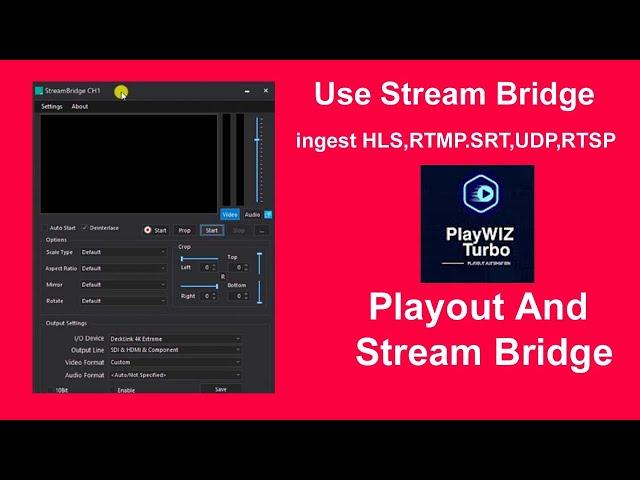 How to PlayWIZ Turbo Playout STREAM INGEST |Tamil|tutorials