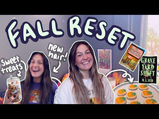 Cozy Fall Reset Vlog️| fall makeovers & anticipated books!