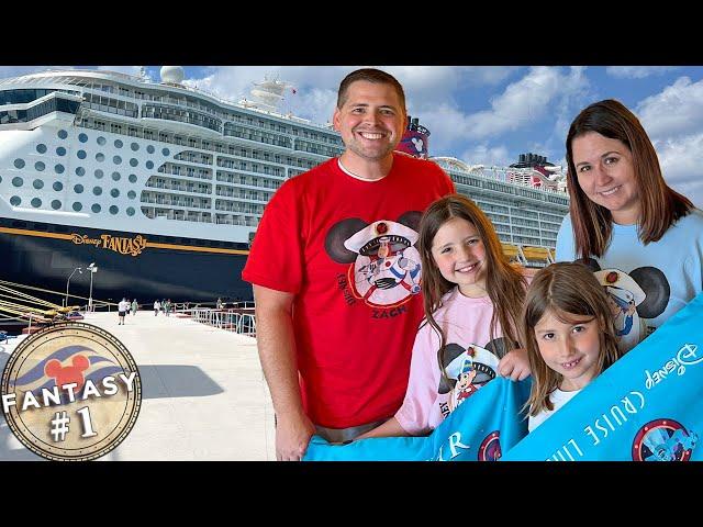 Our First Time On Disney Fantasy! | Part 1 | Disney Fantasy | Disney Cruise Line
