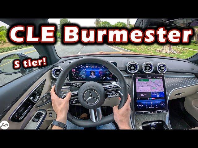 2024 Mercedes-Benz CLE-class – 17-speaker Burmester 3D Sound System Review (Apple CarPlay Demo)