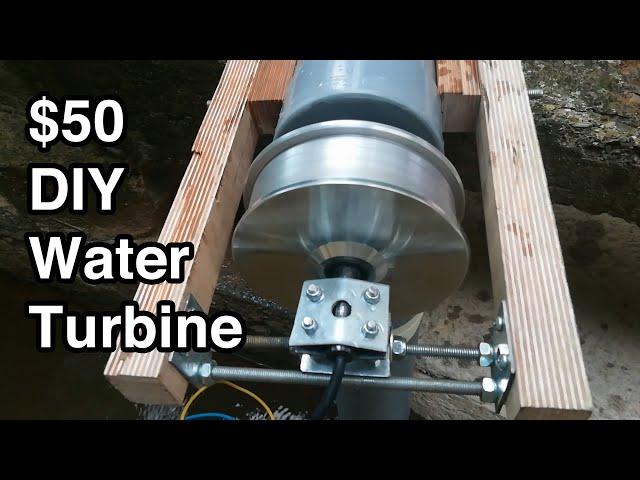 The $50 Water Turbine - DIY, Portable, Powerful, and Open Source