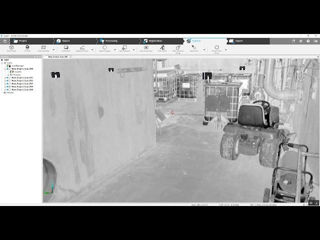 Atlantic Laser Scanning Tutorial FARO SCENE Indoor Registration and Project Point Cloud Creation