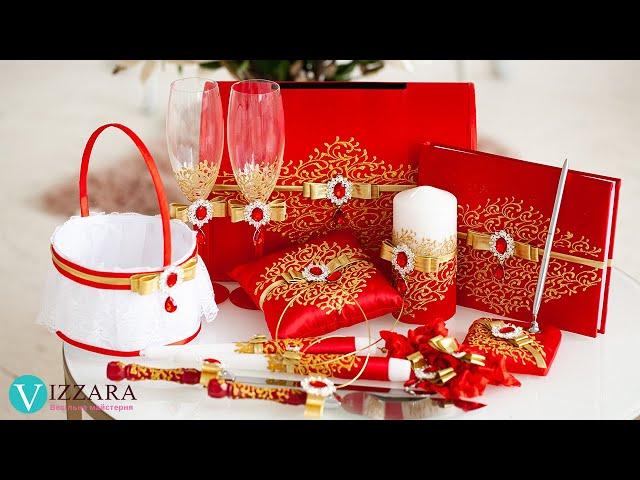 Red weddings Set, Свадебные наборы, Свадебные аксессуары VIZZARA