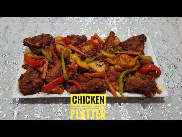 CHICKEN PLATTER /JINSI YA KUPIKA PLATTER/ KENYA PLATTER RECIPE WITH ENGLISH SUBTITLES