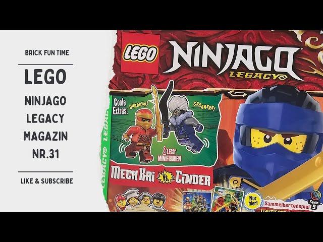 Legacy oder Dragons Rising  ???? Neue LEGO Ninjago Legacy Magazin Nr.31 *Review*