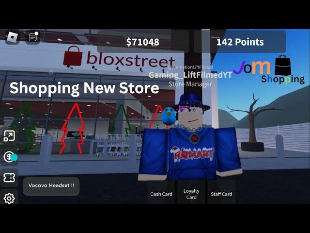 [Christmas Special] Shopping around at Bloxstreet new store (Jom Shopping 1) Roblox