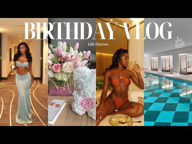 BIRTHDAY VLOG| He Surprised me in NYC, ATL Fun with friends, Hotel Horror Story, + Romantic Gifts