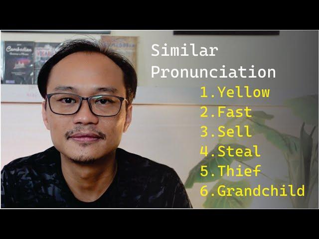 Similar Pronunciation For 6 Words in Khmer | You Must Know