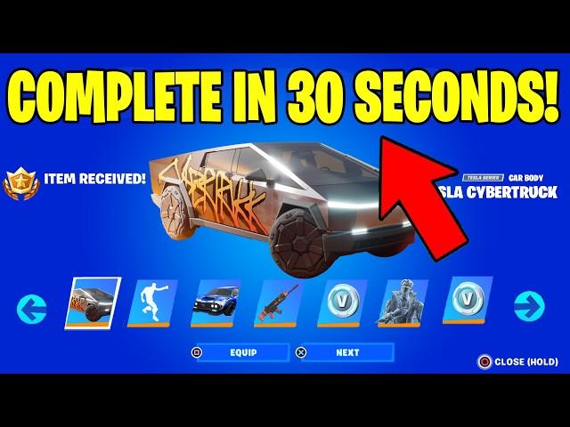 *CYBERTRUCK* Fortnite How To LEVEL UP XP FAST in Chapter 5 Season 3 TODAY! (AFK XP Glitch Map!)