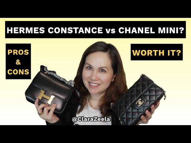 HERMES MINI CONSTANCE vs CHANEL MINI RECTANGULAR CLASSIC FLAP | Which is Better ? | Pros & Cons ?