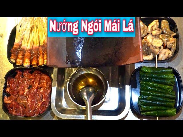 Nướng ngói Mái lá thơm ngon lạ miệng giá bình dân tại thành phố vĩnh long | Khương nhựt minh